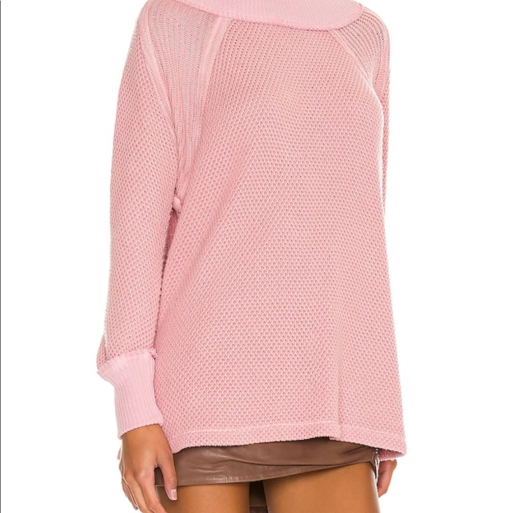 NWT Free People We the Free People She's A Keeper Sweater Faded Coral XS - Picture 4 of 11